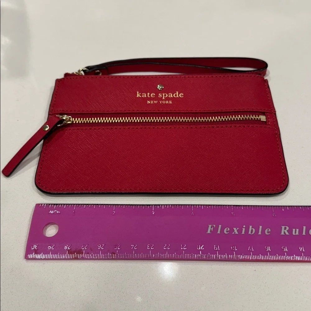 Kate Spade Mikas Pond Bee Wristlet, Pillbox Red Color